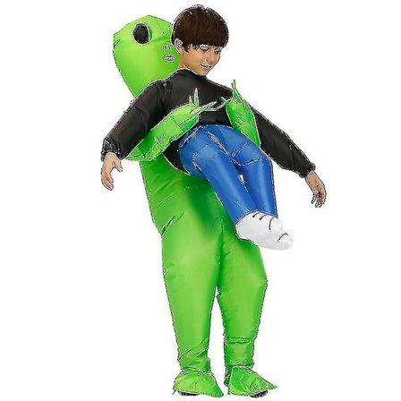 Inflatable Alien Costume, Funny Halloween Costume for Adults and Kids
