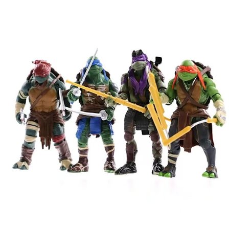 [LLC]4 stk Movie Teenage Mutant Ninja Turtles Classic Collection TMNT Actionfigurer