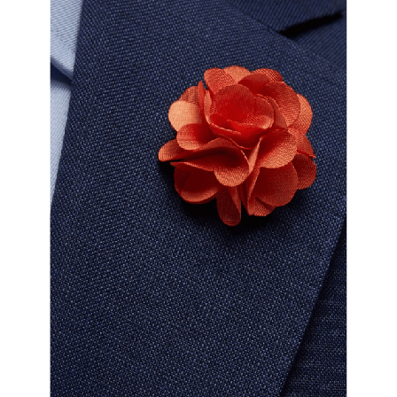 John Henric Flower Lapel Pin Necessärer Herr Orange ONESIZE