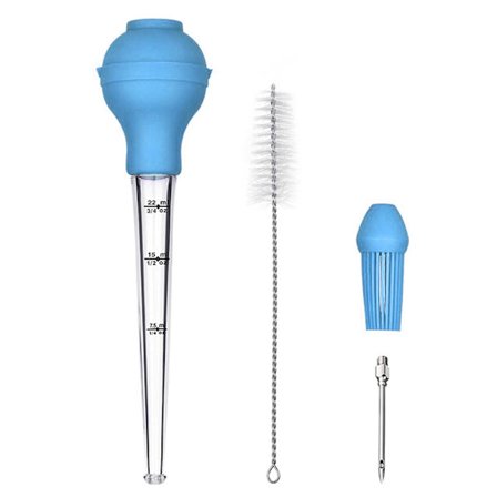 4 stk. Kalkunbasterverktøy Matkvalitet Kalkunstekeverktøy med rengjøringsbørste Koketilbehør til Thanksgiving-fest