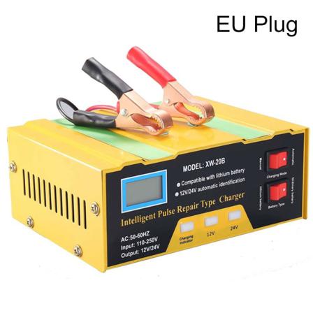Bilbatteriladdare Intelligent Pulsreparation Eu Plug