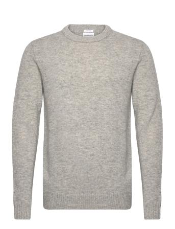 Lambswool O-Neck Knit Grey Lindbergh