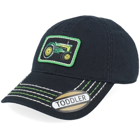 John Deere - Černá unconstructed Kšiltovka - Kids Dgt Cap Black Dad Cap @ Hatstore
