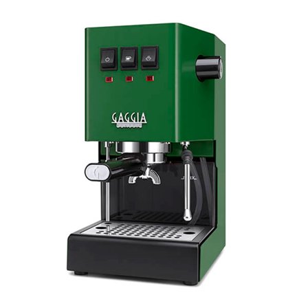 Gaggia Classic E24 espressomaskin, grön | Kaffe > Espressomaskiner | Bagaren och Kocken