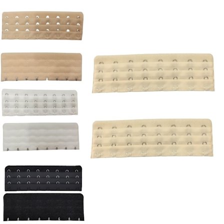 Korsetin jatkosoljet 8 kpl kolmella rivillä ja kahdeksalla napilla