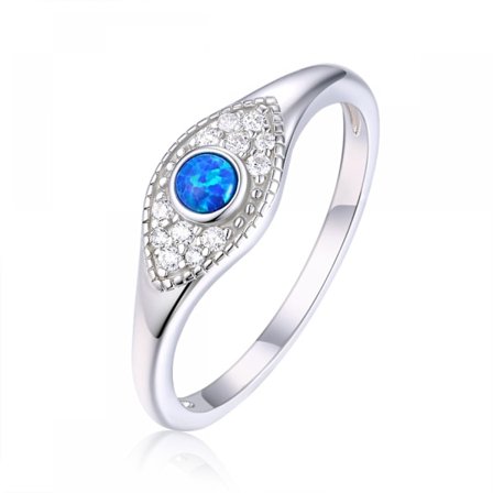 Guld Fine Onde Øje Ringe Bjergring Stabelbar Ring