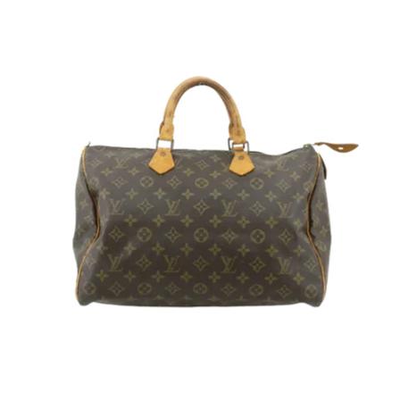 Louis Vuitton Vintage, Pre-owned Speedy 35 Monogram Handbag Bruin, Dames, Maat:ONE Size