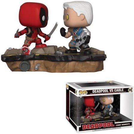 Figurer Characters - Funkopop! Marvel: Comic Moments Deadpool vs. Cable