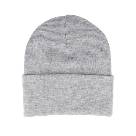 Beechfield - Grå cuff Beanie - Ash Original Deep Cuff @ Hatstore