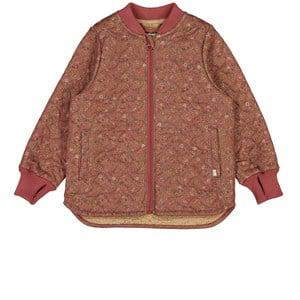 Wheat Tangled Flowers Benni Printed Thermo Jacket 8 Years - Fleeces and midlayers - 8 years - Red