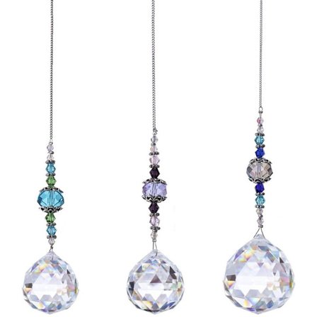 ING Kristalliset aurinkosiepparit, Monipuolinen kristalli-aurinkosieppari, Kristalli-aurinkosieppari, Aurinkosieppari, Sateenkaari-lasipallo, Ripusta 