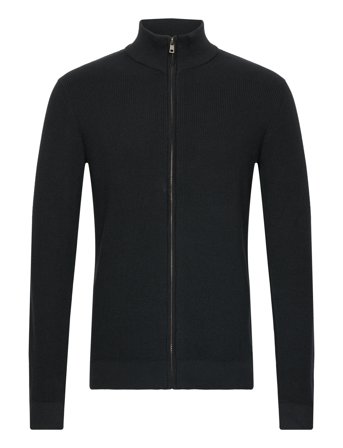 Bhcodford Fullzip Knit Noos Black Blend