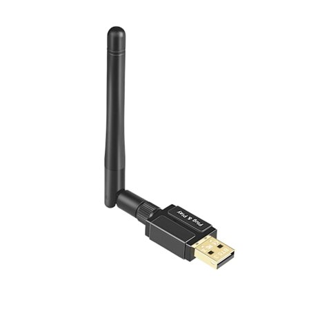 100M Langdistanse USB-adapter Musikklyd Mottaker Sender 3Mbps Bluetooth-kompatibel 5.3 for PC-høyttaler Trådløs mus