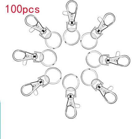 100 st hummerlås nyckelringar - spot försäljning