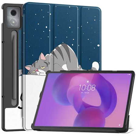 Lenovo Idea Tab Pro Pattern Print Cover Stand - Blue