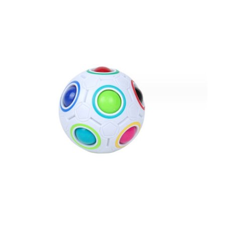 1 stk. Magisk Regnbuebold Regnbue Magisk Regnbuebold Puslespil Cube Cub