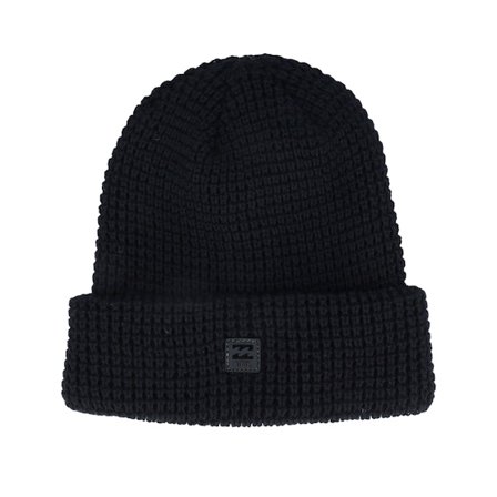 Billabong - Black - cuff - Beanie - Barrow Beanie Black Cuff - Hatstore