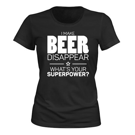 I Make Beer Disappear - T-SHIRT - DAM