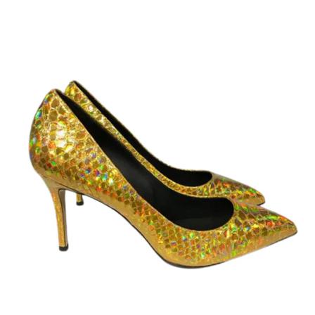 Giuseppe Zanotti Pre-owned Pre-ownedCanvasheels Gul, Dame Vintage Sko, Størrelse: 38 EU