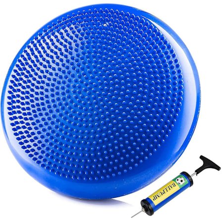 Balancebrætter, Oppustelig Stabilitet Wobble Pude Balance Disk Sensory Sæde Rund Kerne Balance Stabilitetsskive Til Genoptræning, Træning, Forbedring 