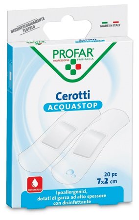 Cerotto Acquastop Medi 7x2 cm Profar 20 Pezzi