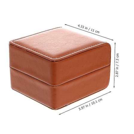 High-end PU læder urkasse delikat elegant armbåndsur smykke opbevaringsetui