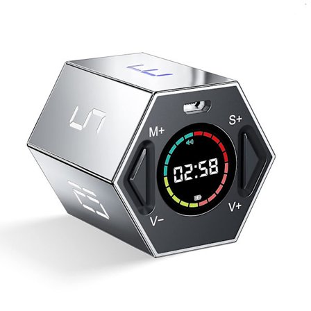 Ajastin, kuutioajastin lapsille, Pomodoro-ajastin toimistoon, visuaalinen lähtölaskenta-ajastinkello (2022 uusi versio)