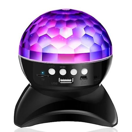 RGB Disco Lys DJ Lampe Fødselsdagsfest Lys Dekorationer Kugleprojektor