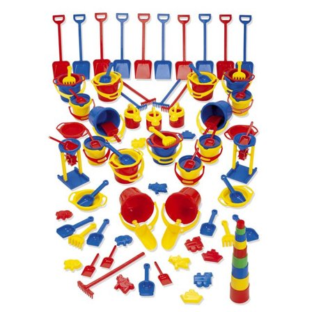 DANTOY Sandset 100 delar - Lyreco - Skola och förskola - Lekmaterial - Sandlek och vattenlek