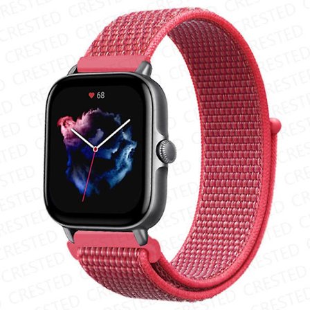 20 mm 22 mm watch för Amazfit Gts/2/2e/4/3/mini Gtr 4/2/3/ pro 47 mm Stratos 3 nylon Pulseira Correa Amazfit bipsband