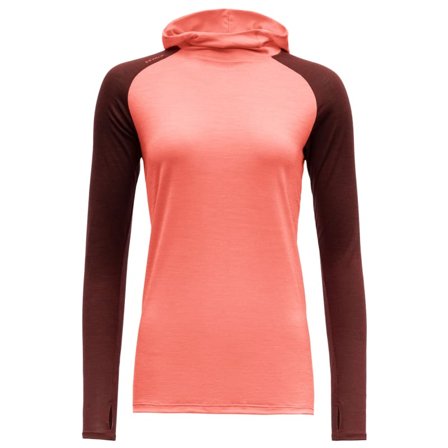 Devold Patchell Woman Hoodie Women long-sleeved sweaters Orange S