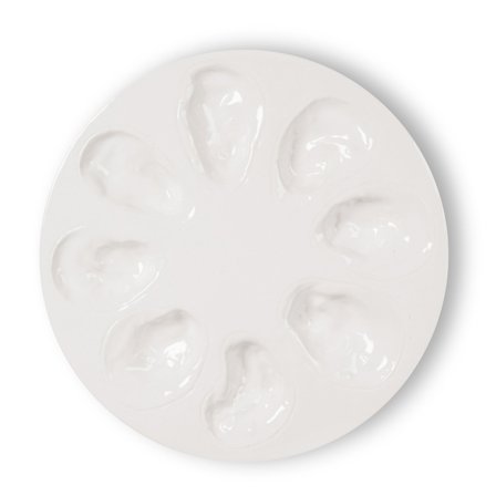 Byon Oyster serveringsfat' - 'Hvit