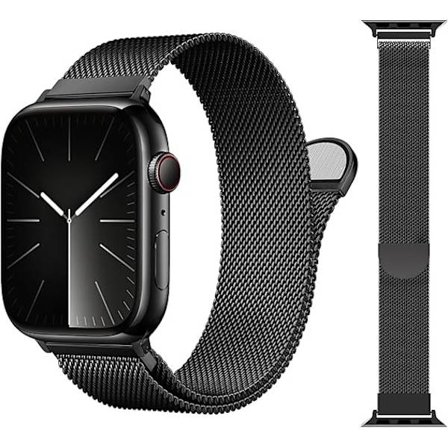 Kellon ranneke, yhteensopiva Apple Watch -rannekkeen 38 mm 40 mm 41 mm kanssa naisille ja miehille, magneettiset rannekorut iWatch-rannekkeelle Series