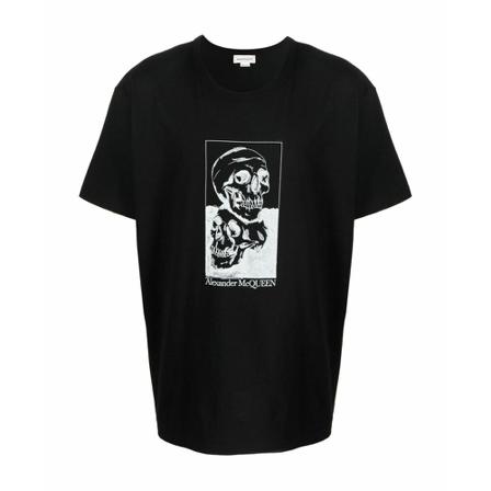 Alexander McQueen T-Shirts Sort, Herre