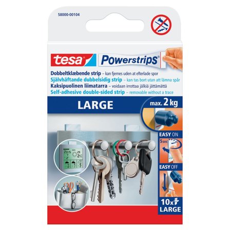 TESA Powerstrips 10/fp - Lyreco - Kontorsmaterial - Butiksmaterial - Upphängningsanordning