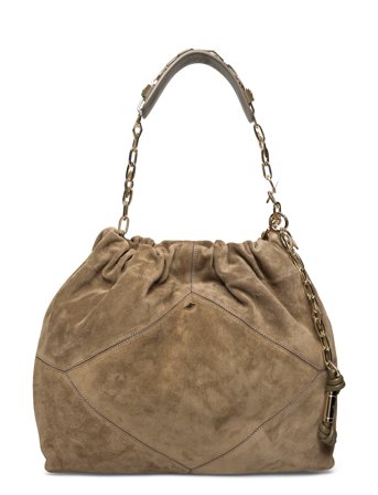 Bag M Suede June Tote Beige Ba&sh