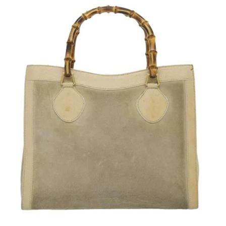 Gucci Vintage - Vintage Väskor - Beige - Dam - Storlek: One Size, Dam, Storlek: ONE SIZE