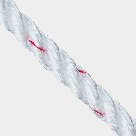 Fenderline med øje 1852-Marine, 1.5 meter x Ø6 mm, rund, hvid, 2-pak