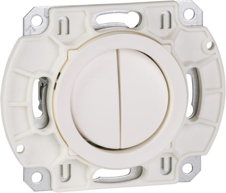 Schneider Electric WDE000931 Strømbryter robust, hvit Kronevender, Strømbrytere & vegguttak