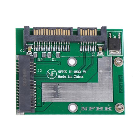 MSATA SSD till 2,5'' SATA 6,0gps Adapter Converter Card Module Bo