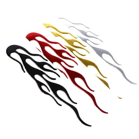 Motorsykkel Bilrenovering Bilstikker 3D Stereo Personlighet PVC