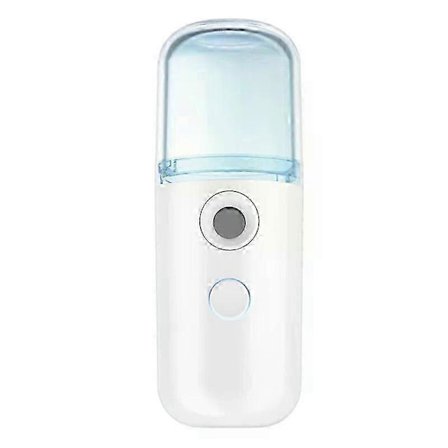 Ansiktsspray Nano Mist USB Uppladdningsbar Bärbar Vattenpåfyllare Cool Mist Maker Fogger Ansiktsvård Handhållen Mini Luftfuktare