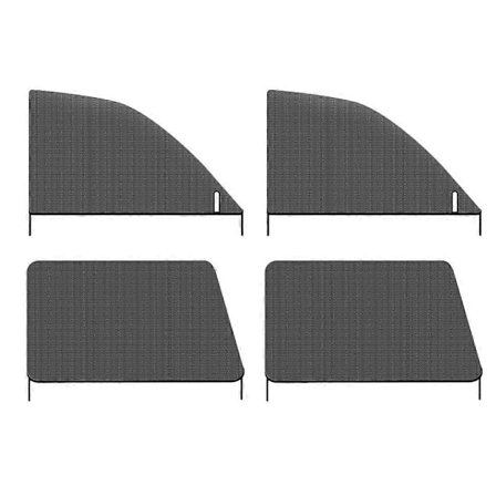 1 Set Auton Aurinkosuoja Ikkunaverho Vauvan Ikkunaverho Auton Ikkunasuoja Autoille