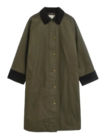 GANT | Waxed Cotton Relaxed Car Coat | S