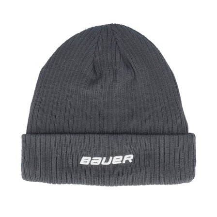 Bauer - Grijs cuff Beanie - Team Ribbed Toque Grey Cuff @ Hatstore