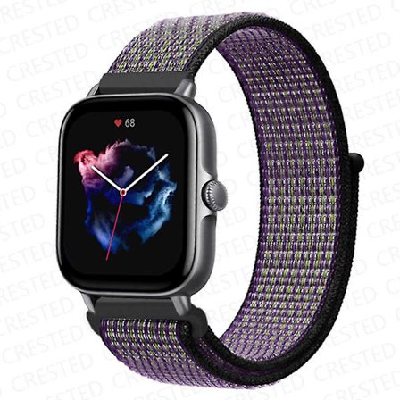 20 mm 22 mm watch för Amazfit Gts/2/2e/4/3/mini Gtr 4/2/3/ pro 47 mm Stratos 3 nylon Pulseira Correa Amazfit bipsband