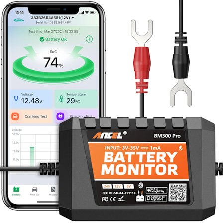 BM300 Pro Batteri Monitor 24V Batteri Tester