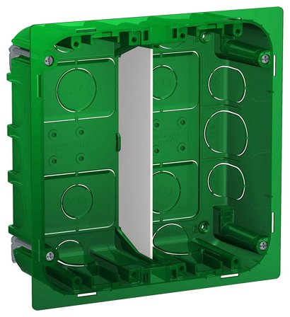 Schneider Electric NU8724 Uppoasennusrasia upotettava 2-rivinen, Asennustuotteet