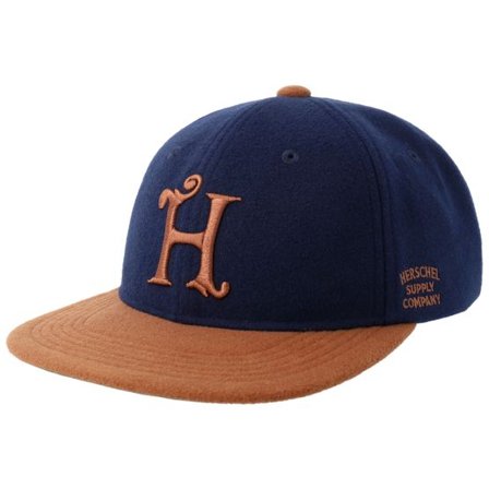 Herschel - Blå snapback Keps - Vintage Baseball Cap Darkest Navy/Argan Oil Strapback @ Hatstore
