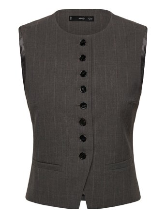 Mango | Suit Waistcoat With Buttons | XS